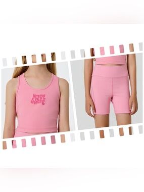 Ethika 2pc Biker Shorts & Long Line Bra Bundle
